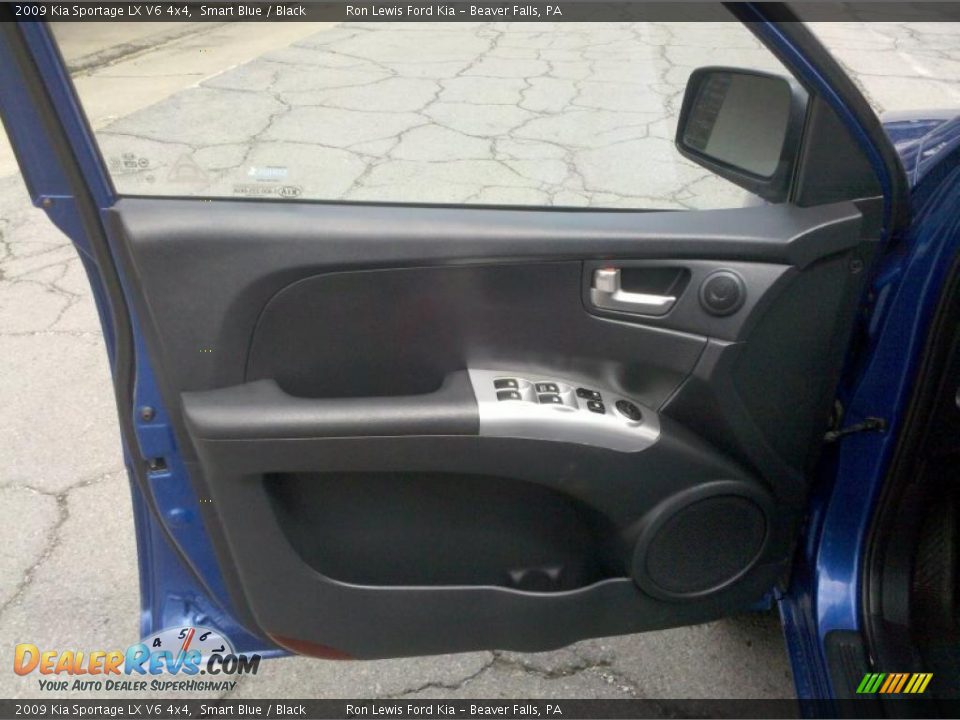 2009 Kia Sportage LX V6 4x4 Smart Blue / Black Photo #6