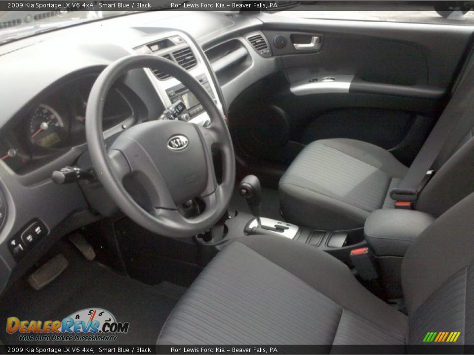2009 Kia Sportage LX V6 4x4 Smart Blue / Black Photo #7