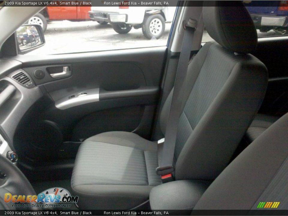 2009 Kia Sportage LX V6 4x4 Smart Blue / Black Photo #8