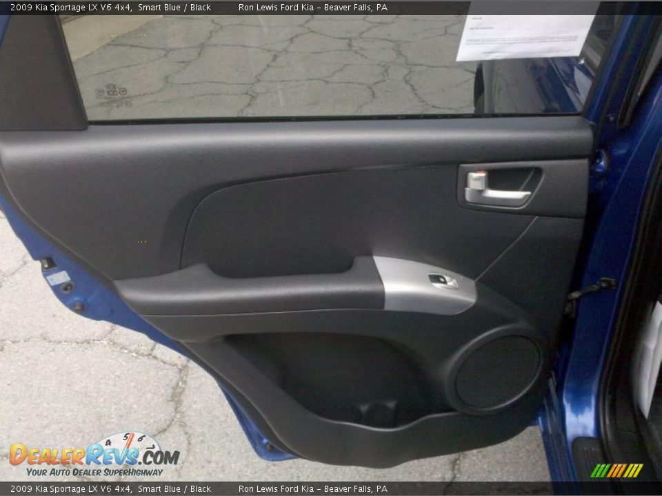 2009 Kia Sportage LX V6 4x4 Smart Blue / Black Photo #10