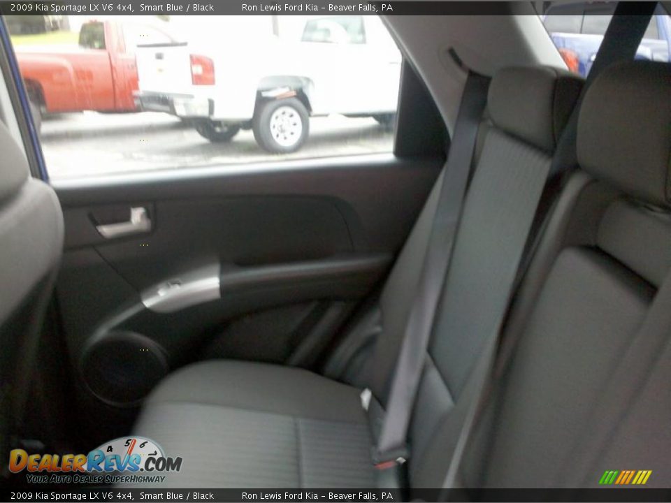 2009 Kia Sportage LX V6 4x4 Smart Blue / Black Photo #12