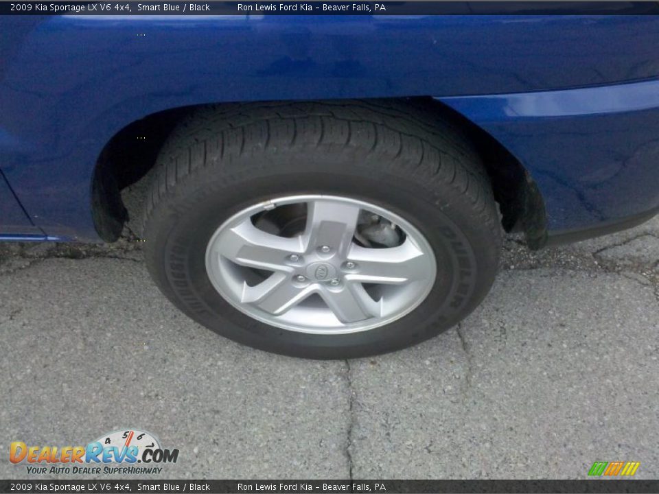 2009 Kia Sportage LX V6 4x4 Smart Blue / Black Photo #19