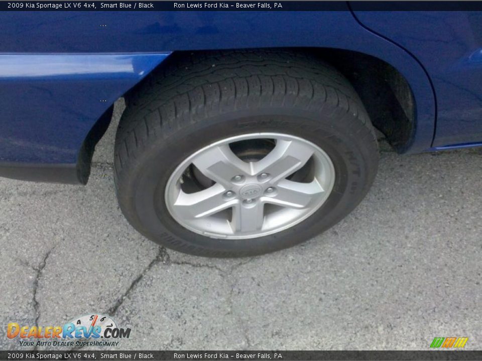 2009 Kia Sportage LX V6 4x4 Smart Blue / Black Photo #20