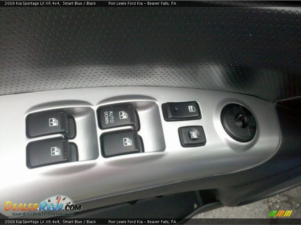 2009 Kia Sportage LX V6 4x4 Smart Blue / Black Photo #21