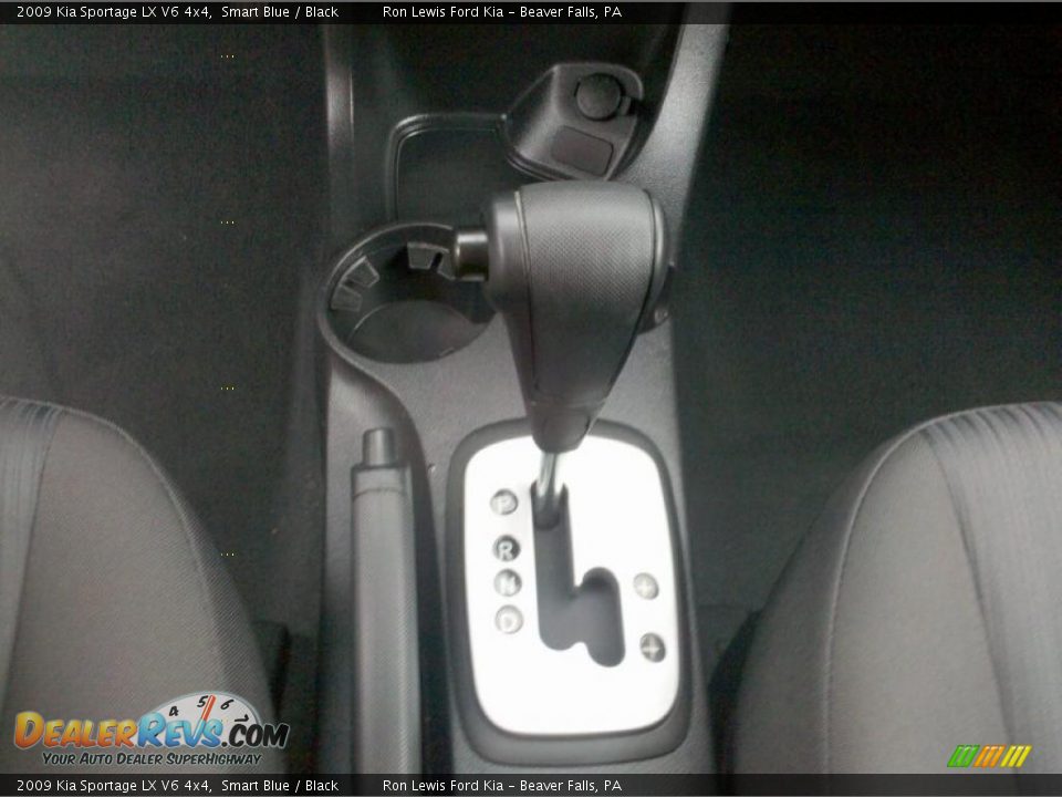 2009 Kia Sportage LX V6 4x4 Smart Blue / Black Photo #23