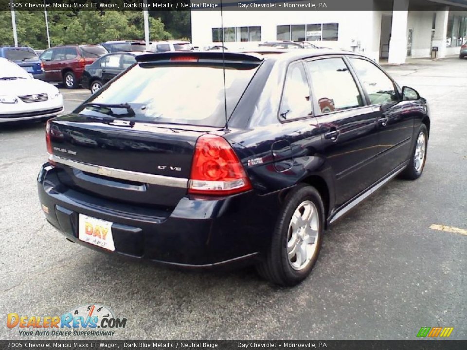 2005 Chevrolet Malibu Maxx LT Wagon Dark Blue Metallic / Neutral Beige Photo #3