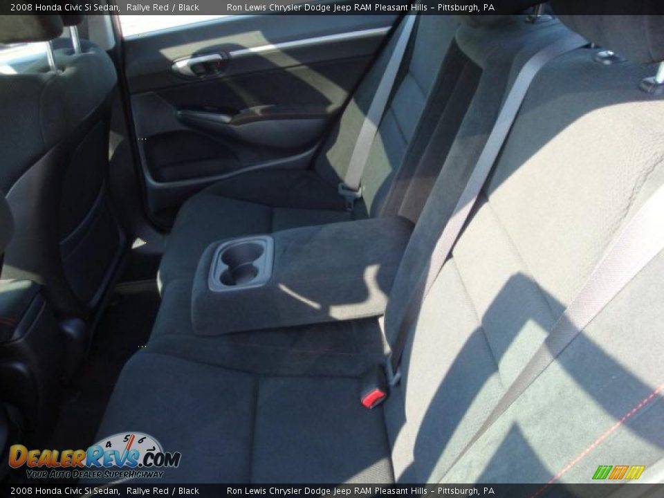 2008 Honda Civic Si Sedan Rallye Red / Black Photo #19