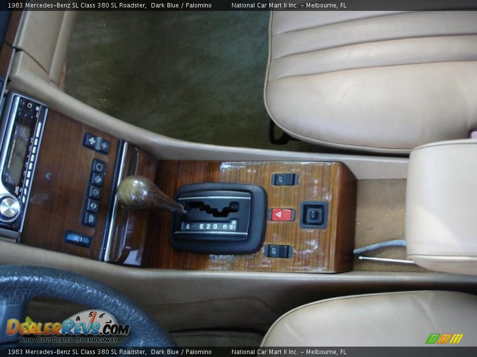 1983 Mercedes-Benz SL Class 380 SL Roadster Dark Blue / Palomino Photo #16