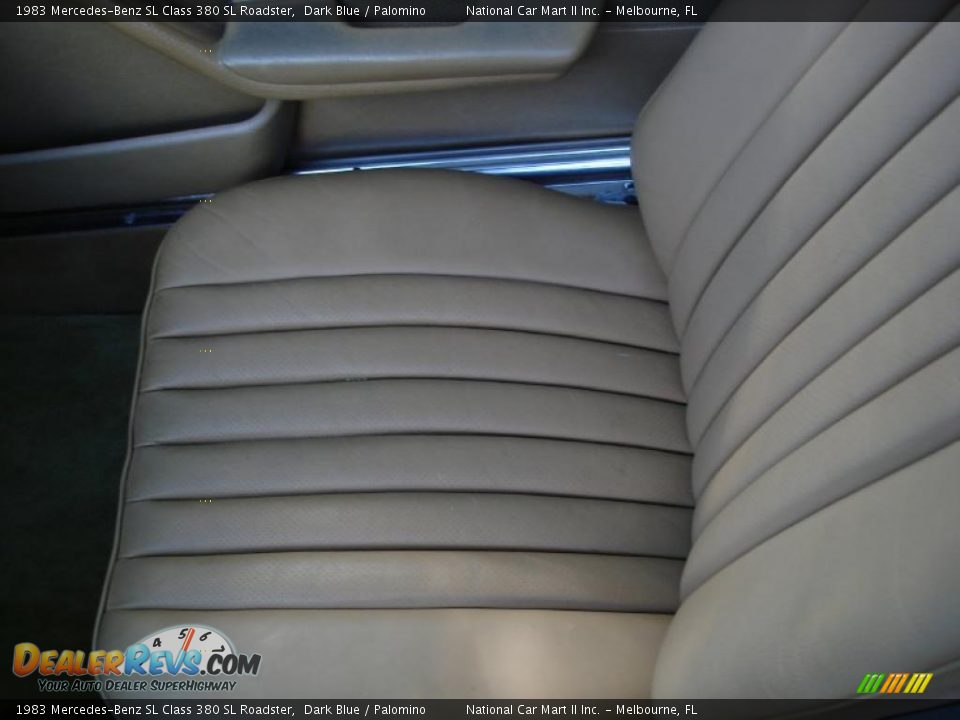 1983 Mercedes-Benz SL Class 380 SL Roadster Dark Blue / Palomino Photo #17