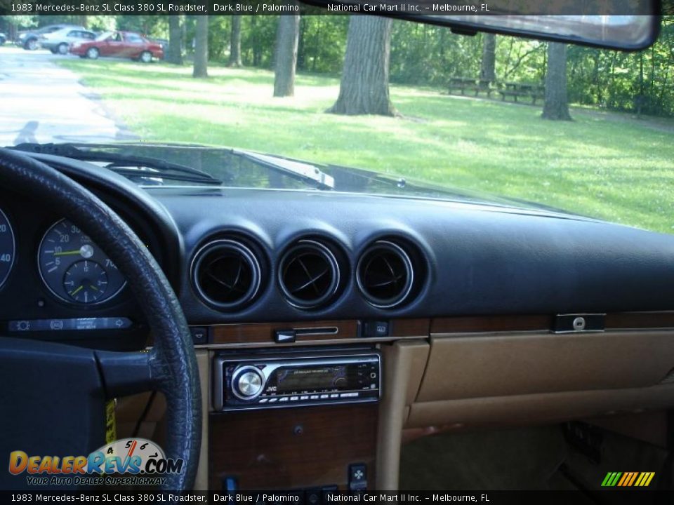 1983 Mercedes-Benz SL Class 380 SL Roadster Dark Blue / Palomino Photo #19