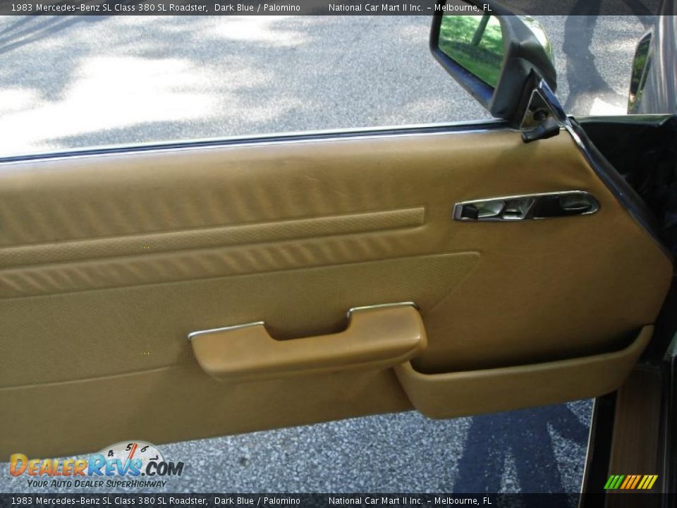 1983 Mercedes-Benz SL Class 380 SL Roadster Dark Blue / Palomino Photo #22