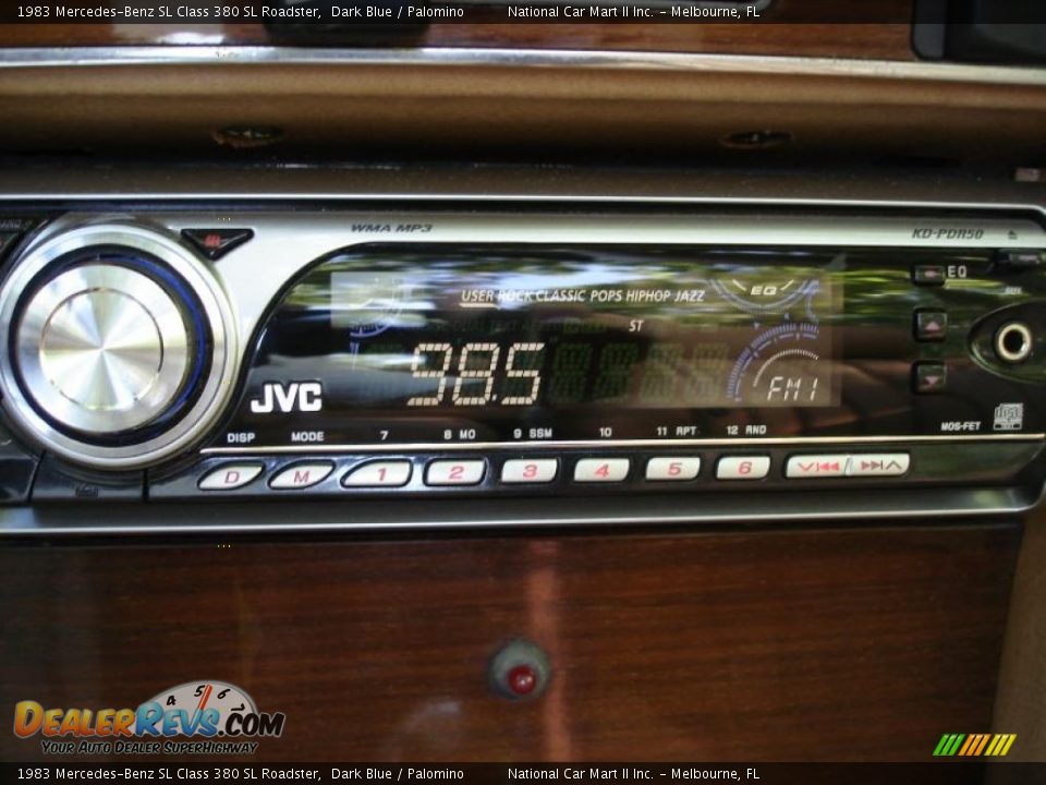 1983 Mercedes-Benz SL Class 380 SL Roadster Dark Blue / Palomino Photo #25
