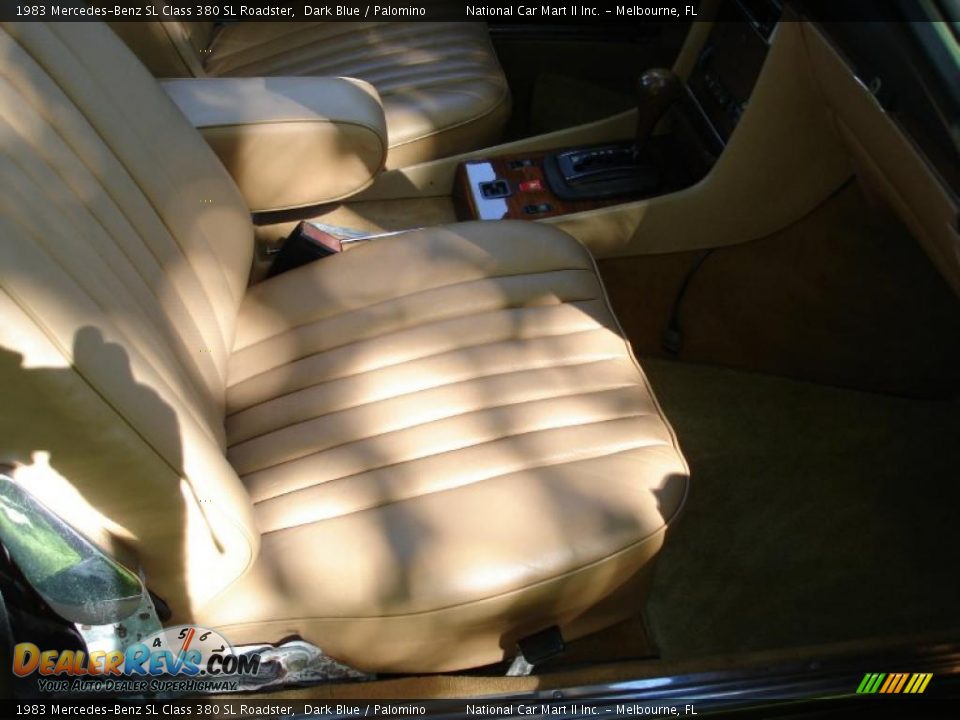 1983 Mercedes-Benz SL Class 380 SL Roadster Dark Blue / Palomino Photo #31