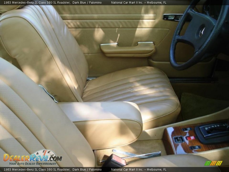 1983 Mercedes-Benz SL Class 380 SL Roadster Dark Blue / Palomino Photo #32
