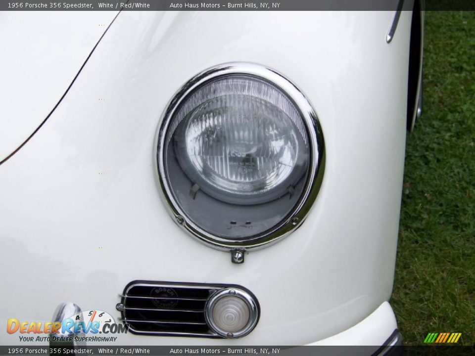 1956 Porsche 356 Speedster White / Red/White Photo #10