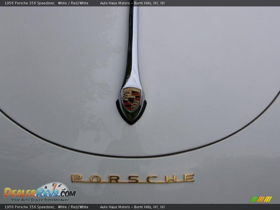 1956 Porsche 356 Speedster White / Red/White Photo #11