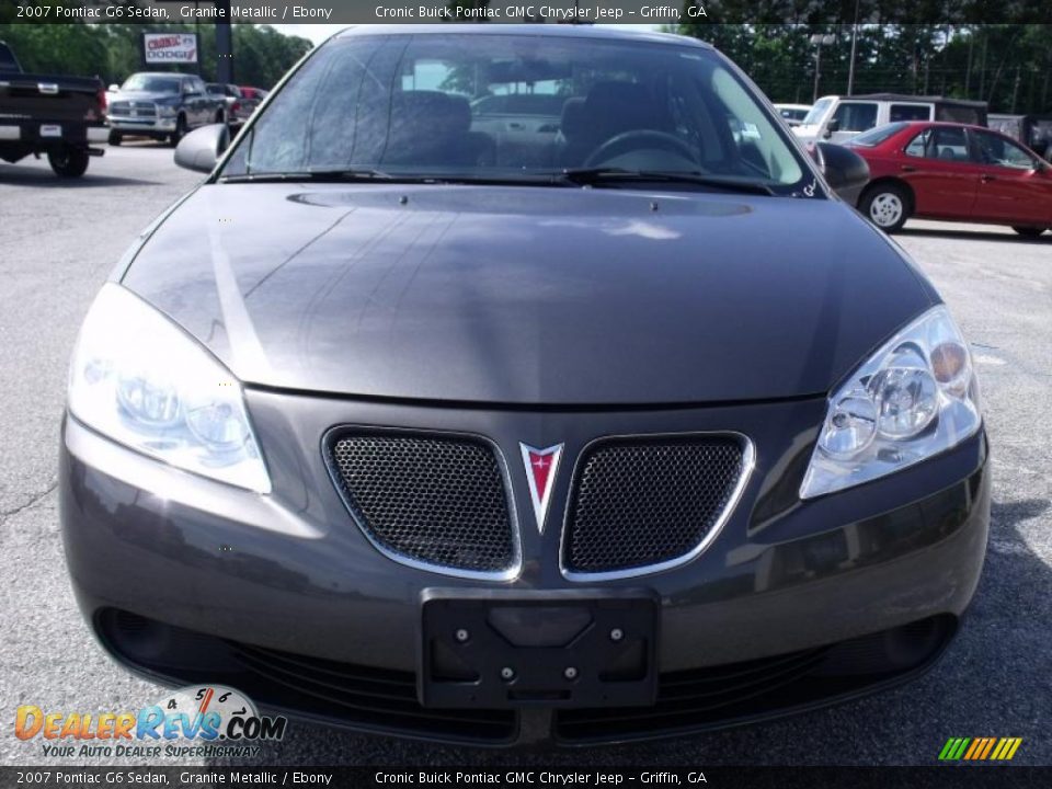 2007 Pontiac G6 Sedan Granite Metallic / Ebony Photo #3