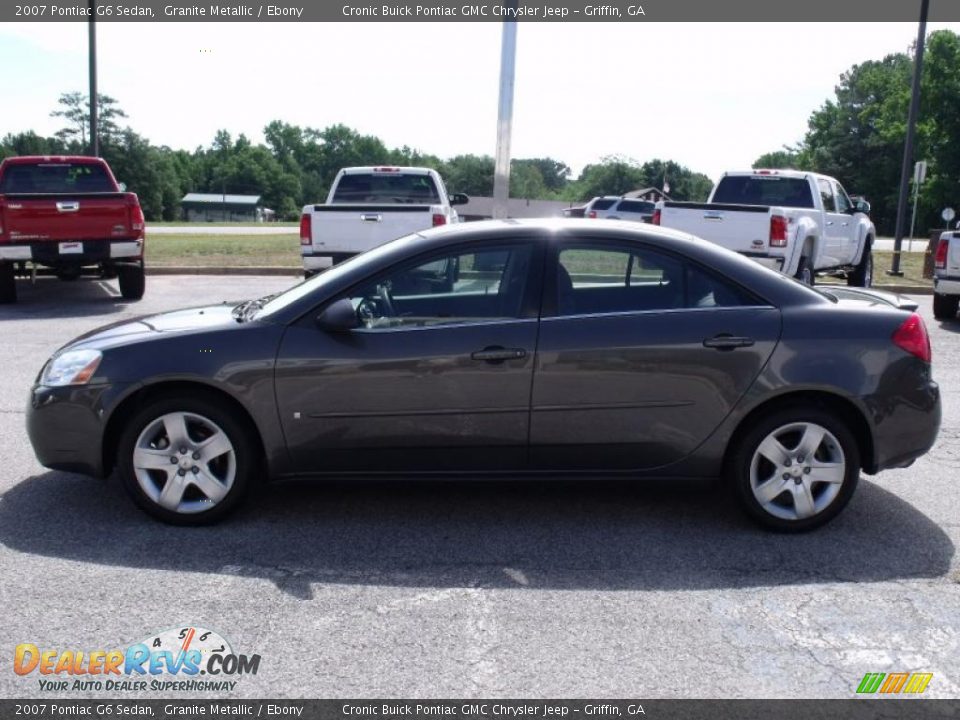 2007 Pontiac G6 Sedan Granite Metallic / Ebony Photo #5