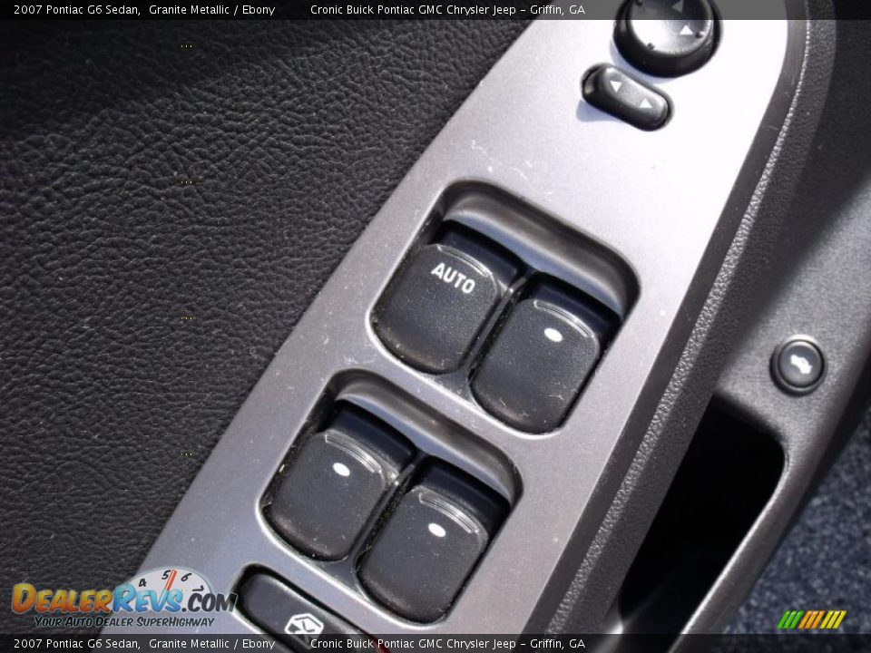 2007 Pontiac G6 Sedan Granite Metallic / Ebony Photo #12