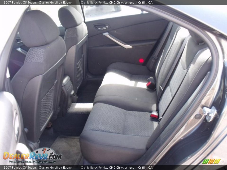 2007 Pontiac G6 Sedan Granite Metallic / Ebony Photo #13