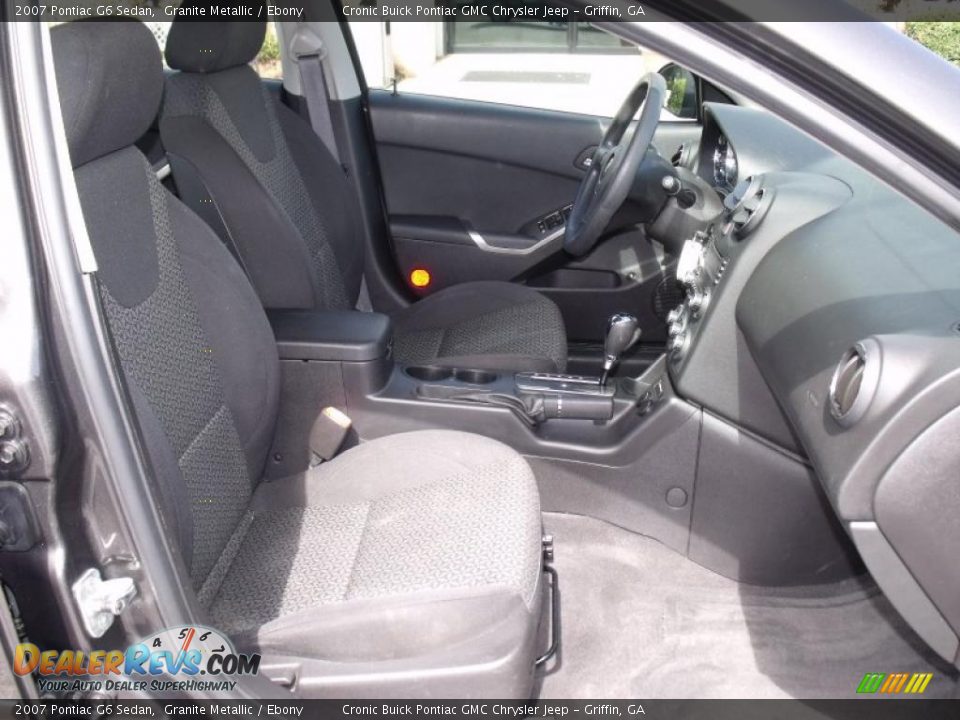 2007 Pontiac G6 Sedan Granite Metallic / Ebony Photo #15