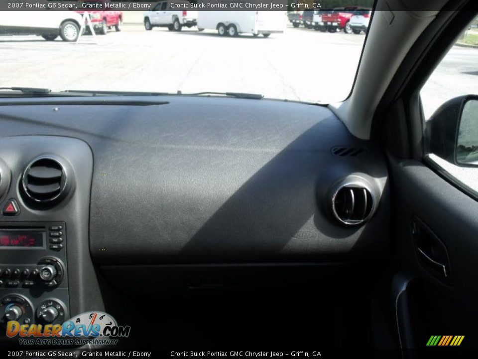 2007 Pontiac G6 Sedan Granite Metallic / Ebony Photo #16