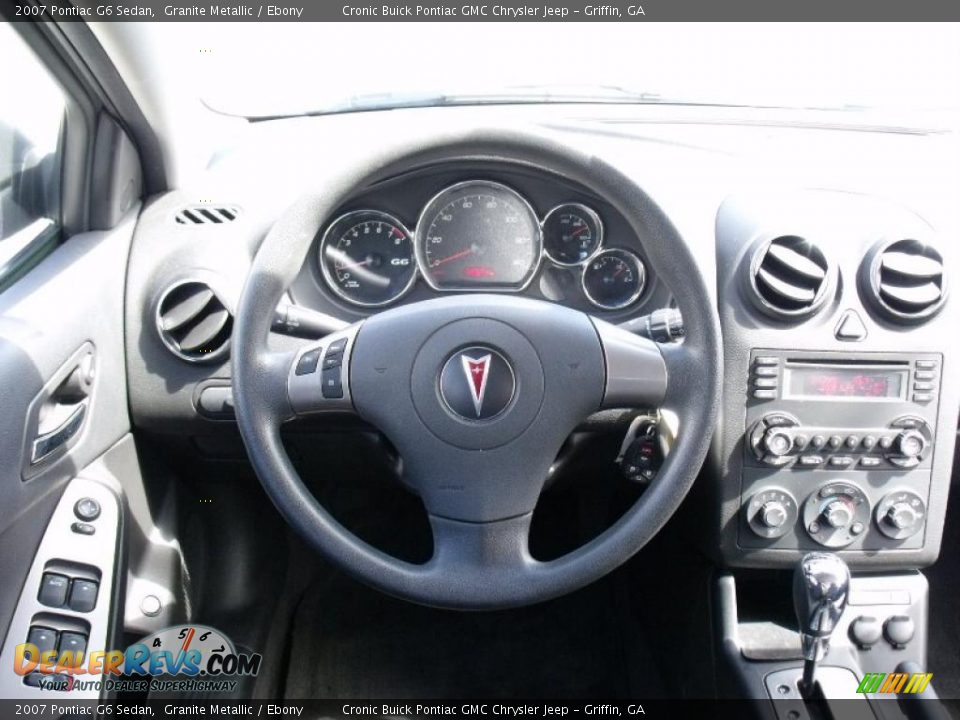 2007 Pontiac G6 Sedan Granite Metallic / Ebony Photo #18