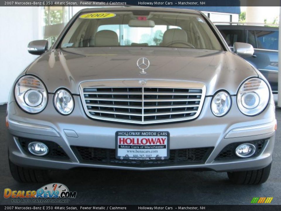 2007 Mercedes-Benz E 350 4Matic Sedan Pewter Metallic / Cashmere Photo #2