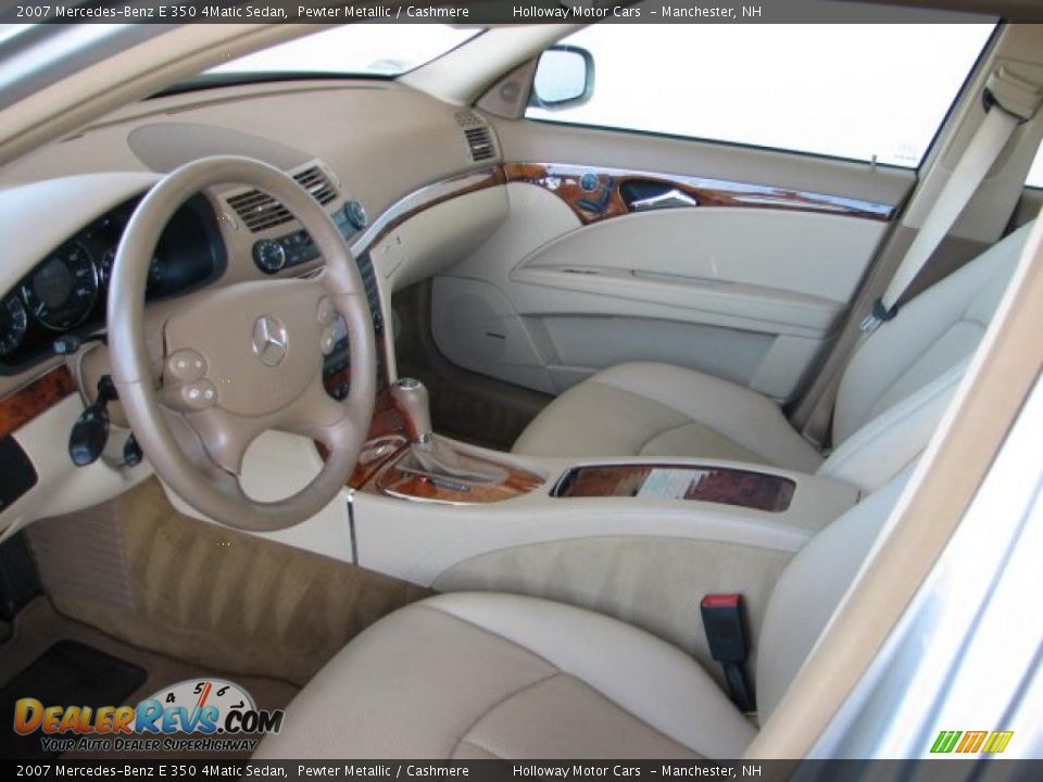 2007 Mercedes-Benz E 350 4Matic Sedan Pewter Metallic / Cashmere Photo #6