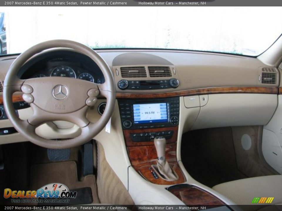 2007 Mercedes-Benz E 350 4Matic Sedan Pewter Metallic / Cashmere Photo #7