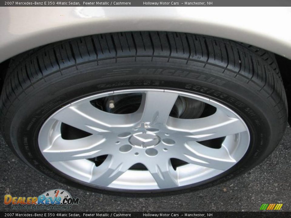 2007 Mercedes-Benz E 350 4Matic Sedan Pewter Metallic / Cashmere Photo #8