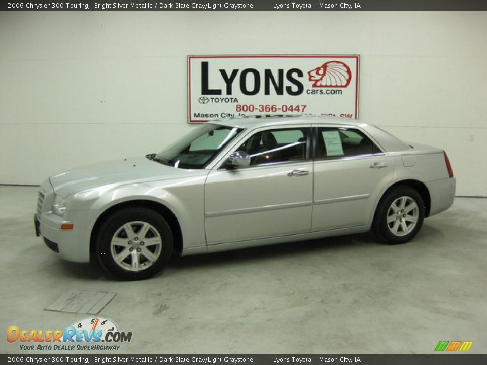 2006 Chrysler 300 Touring Bright Silver Metallic / Dark Slate Gray/Light Graystone Photo #1