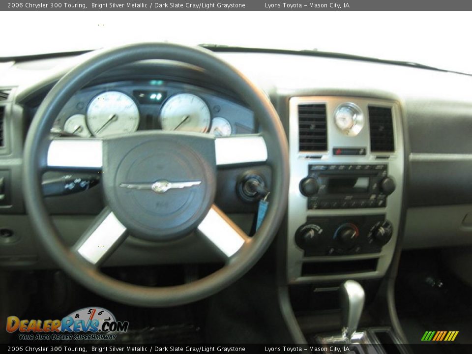 2006 Chrysler 300 Touring Bright Silver Metallic / Dark Slate Gray/Light Graystone Photo #6