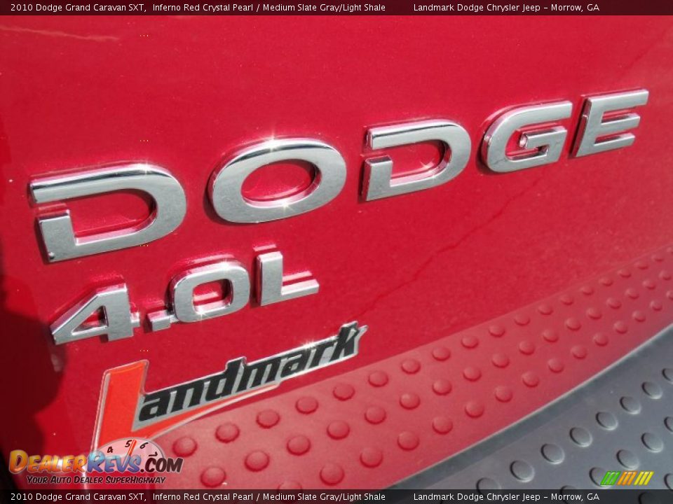 2010 Dodge Grand Caravan SXT Inferno Red Crystal Pearl / Medium Slate Gray/Light Shale Photo #9