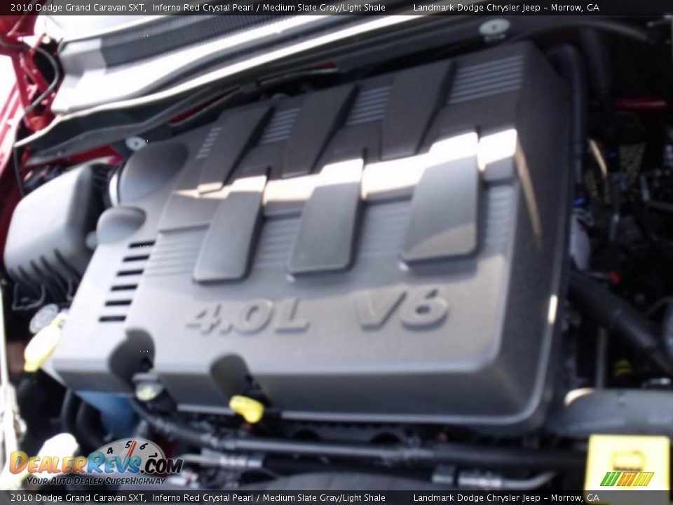 2010 Dodge Grand Caravan SXT Inferno Red Crystal Pearl / Medium Slate Gray/Light Shale Photo #13