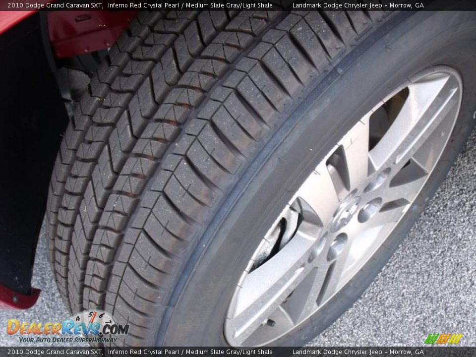 2010 Dodge Grand Caravan SXT Inferno Red Crystal Pearl / Medium Slate Gray/Light Shale Photo #14
