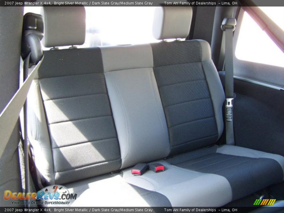2007 Jeep Wrangler X 4x4 Bright Silver Metallic / Dark Slate Gray/Medium Slate Gray Photo #11