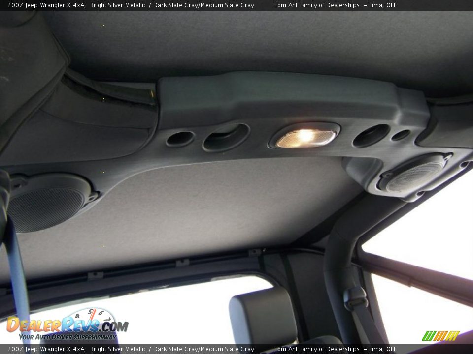 2007 Jeep Wrangler X 4x4 Bright Silver Metallic / Dark Slate Gray/Medium Slate Gray Photo #12