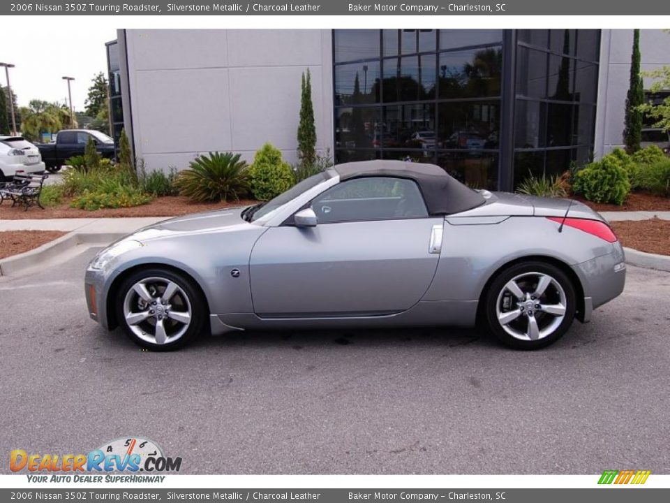 2006 Nissan 350Z Touring Roadster Silverstone Metallic / Charcoal Leather Photo #2