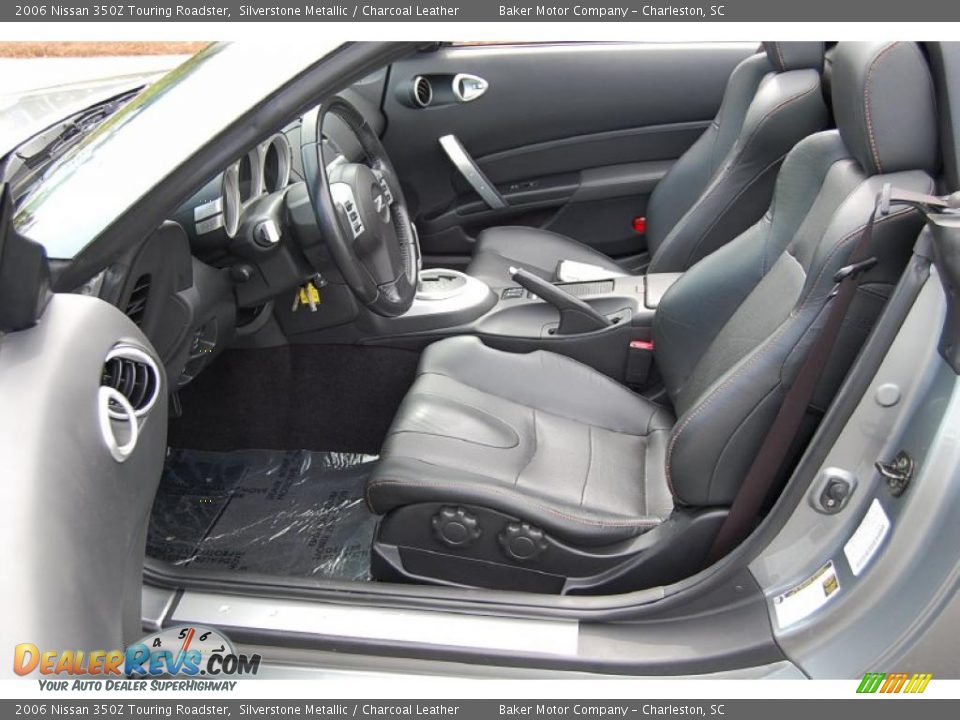 2006 Nissan 350Z Touring Roadster Silverstone Metallic / Charcoal Leather Photo #5