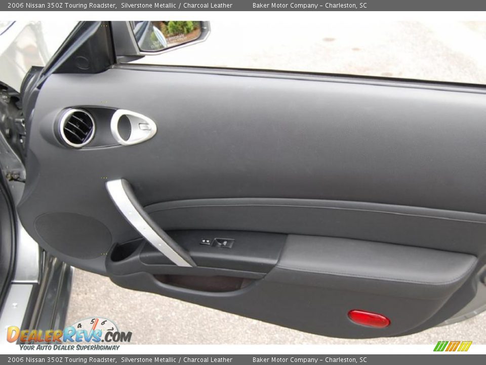 2006 Nissan 350Z Touring Roadster Silverstone Metallic / Charcoal Leather Photo #11