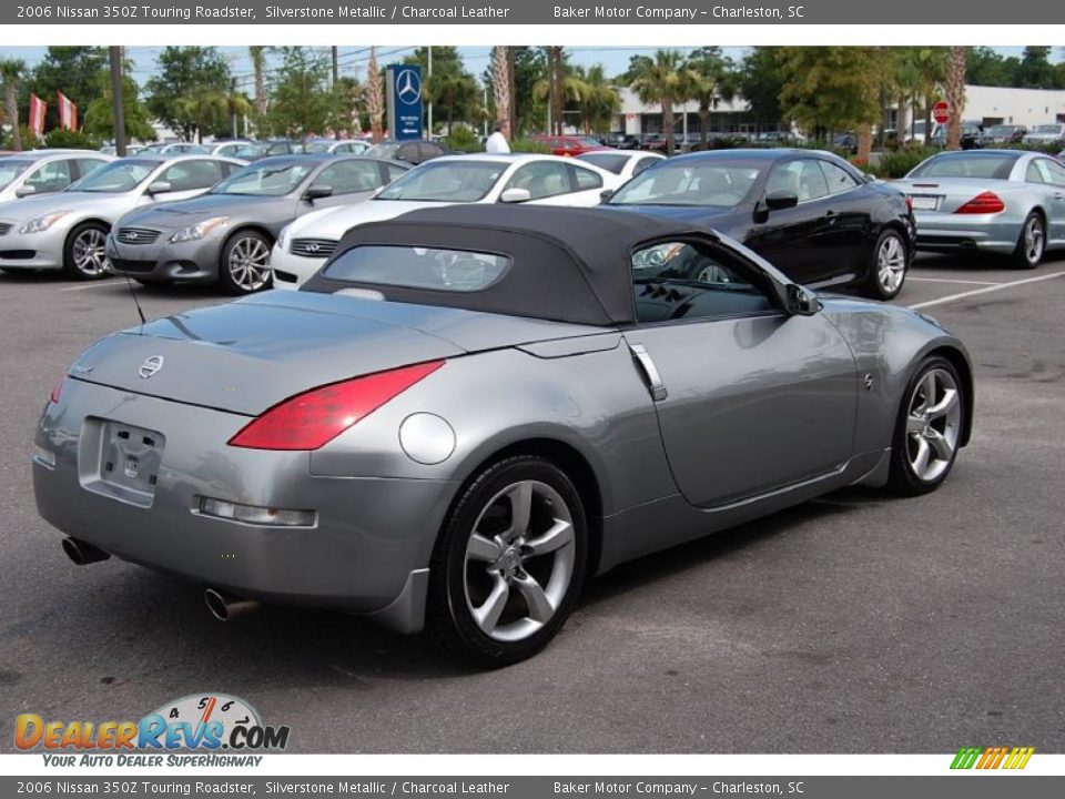 2006 Nissan 350Z Touring Roadster Silverstone Metallic / Charcoal Leather Photo #15