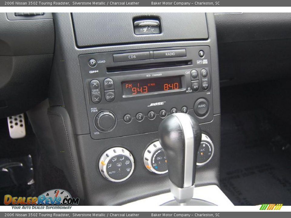 2006 Nissan 350Z Touring Roadster Silverstone Metallic / Charcoal Leather Photo #21