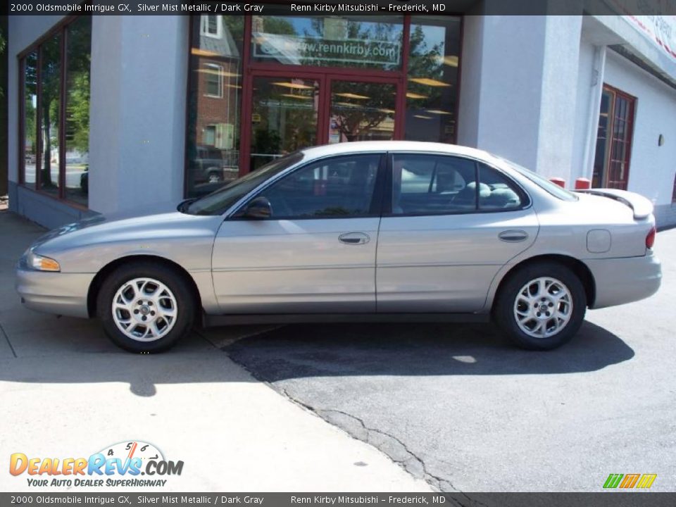 2000 Oldsmobile Intrigue GX Silver Mist Metallic / Dark Gray Photo #2