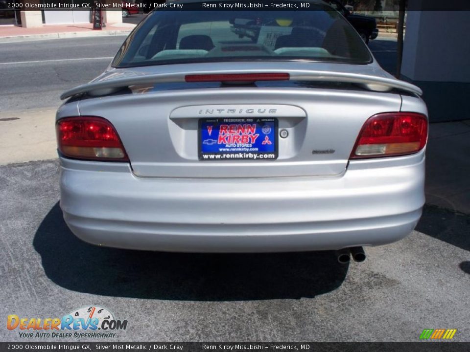 2000 Oldsmobile Intrigue GX Silver Mist Metallic / Dark Gray Photo #21