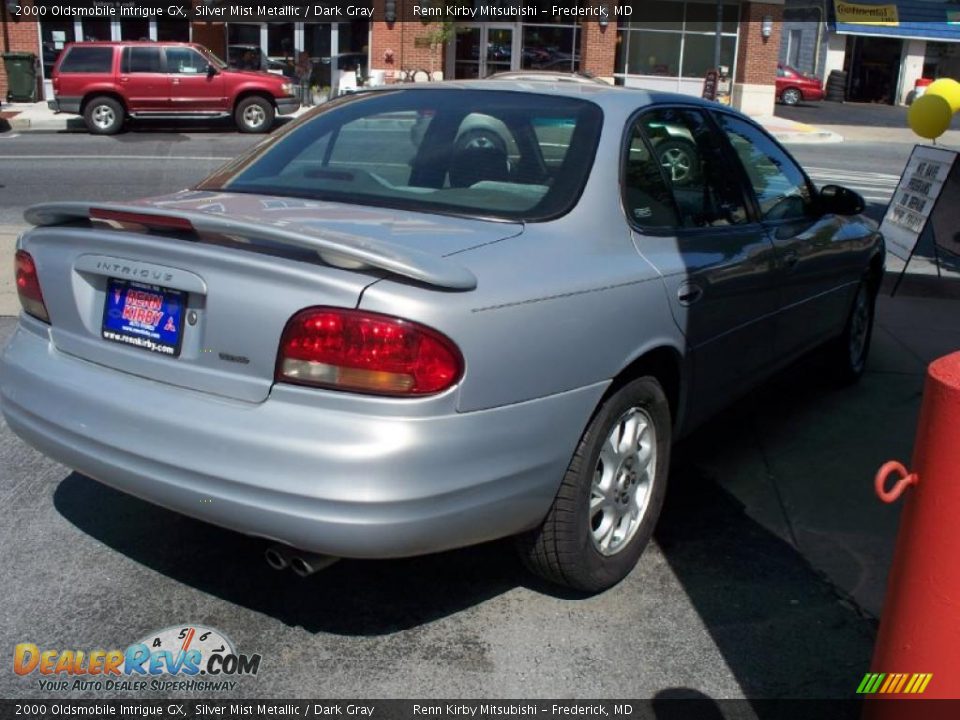 2000 Oldsmobile Intrigue GX Silver Mist Metallic / Dark Gray Photo #22