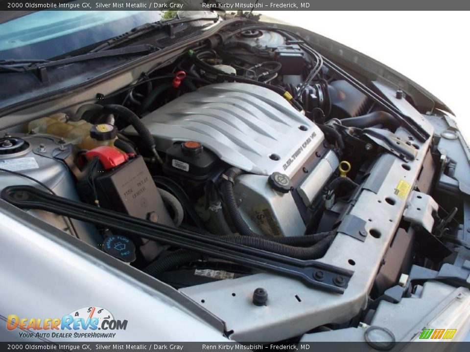 2000 Oldsmobile Intrigue GX Silver Mist Metallic / Dark Gray Photo #24