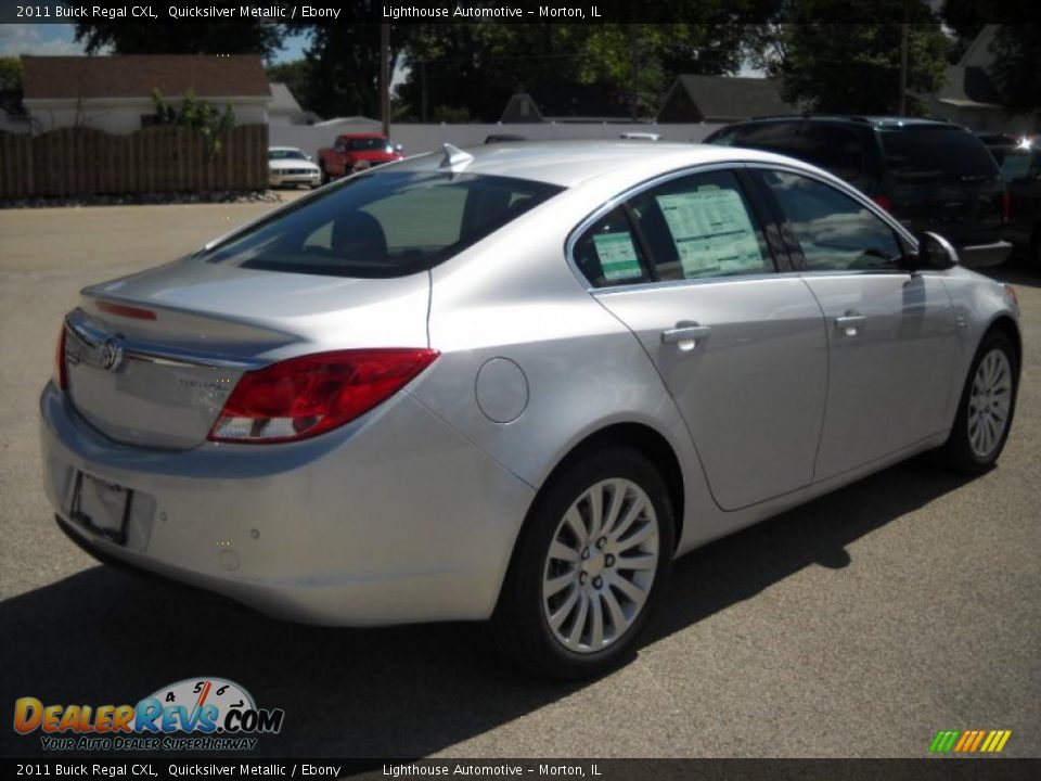 2011 Buick Regal CXL Quicksilver Metallic / Ebony Photo #7