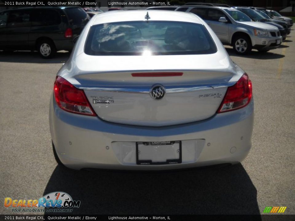 2011 Buick Regal CXL Quicksilver Metallic / Ebony Photo #8