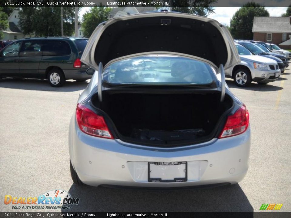 2011 Buick Regal CXL Quicksilver Metallic / Ebony Photo #9